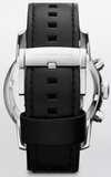 Buy Shop Marc Jacobs Larry Chronograph Black Dial Black Leather Strap Watch for Men - MBM5054 USA Online