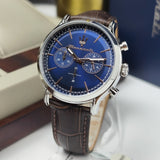 Buy Shop Maserati Epoca Chronograph Blue Dial Brown Leather Strap Watch For Men - R8871618014 USA Online