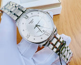 Buy Shop Tissot Chemin Des Tourelles Powermatic 80 Diamonds Silver Dial Silver Steel Strap Watch for Men - T099.407.11.033.00 USA Online