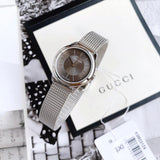 Buy Shop Calvin Klein Minimal Grey Dial Silver Mesh Bracelet Watch for Women - K3M23124 USA Online