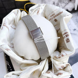 Buy Shop Calvin Klein Minimal Grey Dial Silver Mesh Bracelet Watch for Women - K3M23124 USA Online