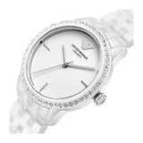 Buy Shop Emporio Armani Ceramic White Dial White Ceramic Bracelet Watch For Women - AR1477 USA Online