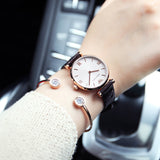 Buy Shop Emporio Armani Classic Quartz Pink Dial Brown Leather Strap Watch For Women - AR1911 USA Online