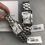 Buy Shop Emporio Armani White Dial Silver Stainless Steel Watch For Women - AR0146 USA Online