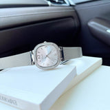 Buy Shop Guess Tapestry Diamonds Silver Dial Silver Mesh Bracelet Watch for Women - GW0354L1 USA Online