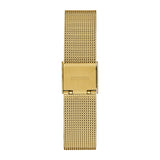 Guess Iconic Quartz Gold Dial Gold Mesh Bracelet Watch For Women - GW0527L2