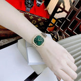 Buy Shop Guess Quartz Green Dial Gold Mesh Strap Watch For Women - GW0354L5 USA Online