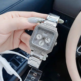 Buy Shop Guess Deco Multifunction Quartz Silver Dial Silver Steel Strap Watch For Women - GW0472L1 USA Online