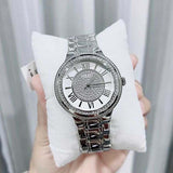 Buy Shop Guess Madison Diamonds Silver Dial Silver Steel Strap Watch for Women - W0637L1 USA Online