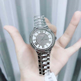 Buy Shop Guess Madison Diamonds Silver Dial Silver Steel Strap Watch for Women - W0637L1 USA Online
