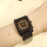 Buy Shop Guess Highline Black Dial Black Mesh Bracelet Watch for Women - W0826L4 USA Online