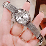 Buy Shop Guess Whisper Silver Dial Silver Mesh Bracelet Watch for Women - W1084L1 USA Online