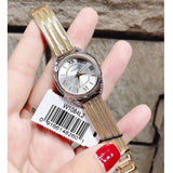 Buy Shop Guess Whisper Silver Dial Gold Mesh Bracelet Watch for Women - W1084L2 USA Online