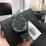 Buy Shop Marc Jacobs Tether Transparent Black Dial Black Steel Strap Watch for Women - MBM3415 USA Online
