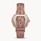 Buy Shop Michael Kors Addyson Quartz Rose Gold Dial Pink Leather Strap Watch for Women - MK2953 USA Online