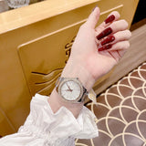 Buy Shop Michael Kors Liliane Quartz Mother of Pearl White Dial Two Tone Steel Strap Watch For Women - MK1048 USA Online