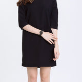 Buy Shop Michael Kors Pyper Black Dial Black Leather Strap Watch For Women - MK2747 USA Online