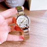 Buy Shop Michael Kors Portia Quartz White Dial Gold Steel Strap Watch for Women - MK3840 USA Online