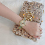 Buy Shop Michael Kors Delray Rose Gold Dial Two Tone Steel Strap Watch for Women - MK4317 USA Online