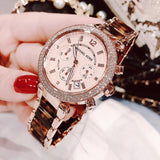 Buy Shop Michael Kors Parker Rose Gold Dial Two Tone Steel Strap Watch for Women - MK5538 USA Online