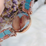 Buy Shop Michael Kors Parker Blue Mother of Pearl Dial Two Tone Steel Strap Watch for Women - MK6491 USA Online