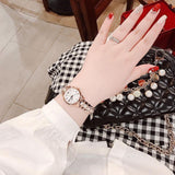 Buy Shop Michael Kors Runway Mercer Mother of Pearl White Dial Two Tone Steel Strap Watch For Women - MK6674 USA Online