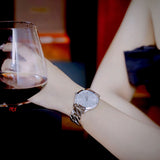 Buy Shop Michael Kors Runway Three-Hand Silver Dial Silver Steel Strap Watch for Women - MK7474 USA Online