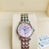 Buy Shop Tissot Carson Premium Lady Mother of Pearl Pink Dial Silver Steel Strap Watch For Women - T122.210.11.159.00 USA Online