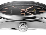 Buy Shop Tag Heuer Carrera Day Date Black Dial Black Leather Strap Watch for Men - WBN2013.FC6503 USA Online