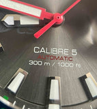 Buy Shop Tag Heuer Aquaracer Calibre 5 Premiere League Edition Black Dial Silver Stainless Steel Watch for Men - WAY201D.BA0927 USA Online