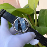 Buy Shop Tissot T Classic Luxury Powermatic 80 Black Dial Black Leather Strap Watch For Men - T086.408.16.051.00 USA Online