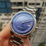 Buy Shop Tissot Luxury Powermatic 80 Blue Dial Silver Steel Strap Watch For Men - T086.407.11.041.00 USA Online