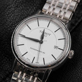 Buy Shop Tissot Carson Powermatic 80 Silver Dial Silver Steel Strap Watch For Men - T085.407.11.011.00 USA Online