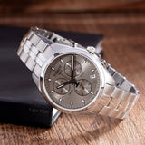 Buy Shop Tissot PR 100 Chronograph Grey Dial Silver Steel Strap Watch for Men - T101.417.11.071.00 USA Online