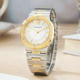 Buy Shop Versace Hellenyium Green Dial Two Tone Steel Strap Watch for Women - VEVH00620 USA Online
