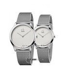 Buy Shop Calvin Klein Minimal White Dial Silver Mesh Bracelet Watch for Women - K3M2212Y USA Online