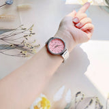 Buy Shop Michael Kors Pyper Three Hand Pink Dial Silver Steel Strap Watch For Women - MK4631 USA Online