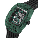Buy Shop Guess Phoenix Analog Black Dial Black Silicone Strap Watch For Men- GW0499G7 USA Online
