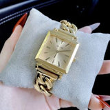 Buy Shop Guess Vanity Gold Dial Gold Steel Strap Watch for Women - W1029L2 USA Online