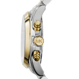 Buy Shop Michael Kors Bradshaw Blue Dial Two Tone Steel Strap Watch for Women - MK5976 USA Online