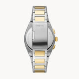 Buy Shop Fossil Everett Chronograph Gold Dial Two Tone Steel Strap Watch for Men - FS5796 USA Online