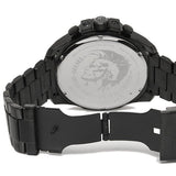 Buy Shop Diesel Mega Chief Chronograph Black Dial Black Steel Strap Watch For Men - DZ4355 USA Online