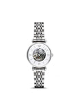 Buy Shop Emporio Armani Meccanico Mother of Pearl Dial Silver Steel Strap Watch For Women - AR1991 USA Online