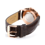 Buy Shop Daniel Wellington Classic York White Dial Brown Leather Strap Watch For Men - DW00100011 USA Online