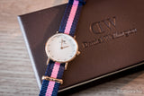 Buy Shop Daniel Wellington Classy Winchester White Dial Two Tone NATO Strap Watch For Women - DW00100065 USA Online