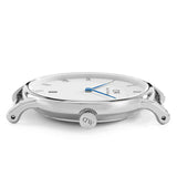 Buy Shop Daniel Wellington Dapper Reading Quartz White Dial Black Leather Strap Watch For Women - DW00100117 USA Online