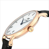 Buy Shop Daniel Wellington Dapper Reading White Dial Black Leather Strap Watch For Women - DW00100118 USA Online