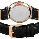 Buy Shop Daniel Wellington Dapper Reading White Dial Black Leather Strap Watch For Women - DW00100118 USA Online