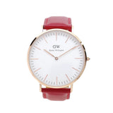 Buy Shop Daniel Wellington Classic Suffolk White Dial Brown Leather Strap Watch For Women - DW00100120 USA Online