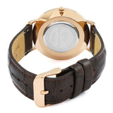 Buy Shop Daniel Wellington Classic York Black Dial Brown Leather Strap Watch For Women - DW00100140 USA Online